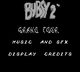 Bubsy II (Europe) Title Screen